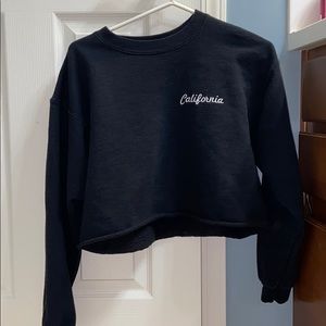 Cropped “california” sweatshirt